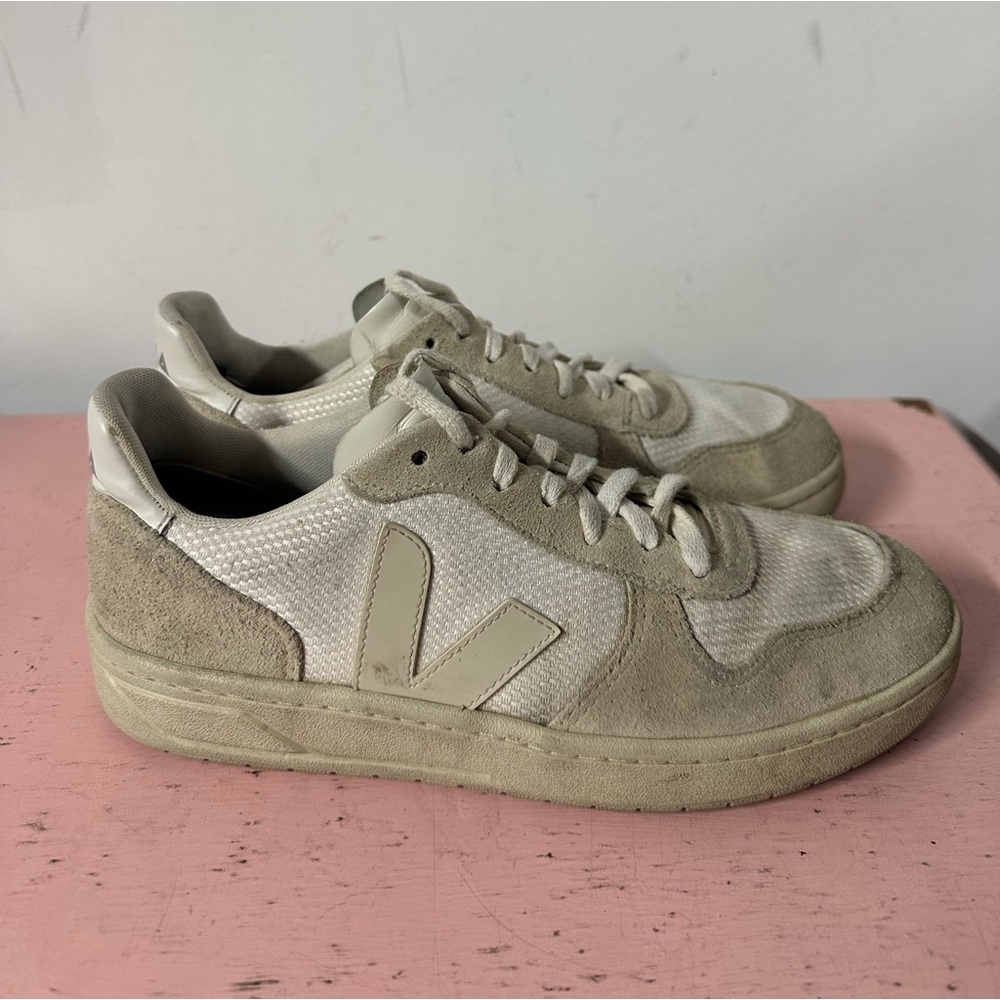 VEJA V-10 Mesh White Natural Women’s Size 9 Shoes Sneakers